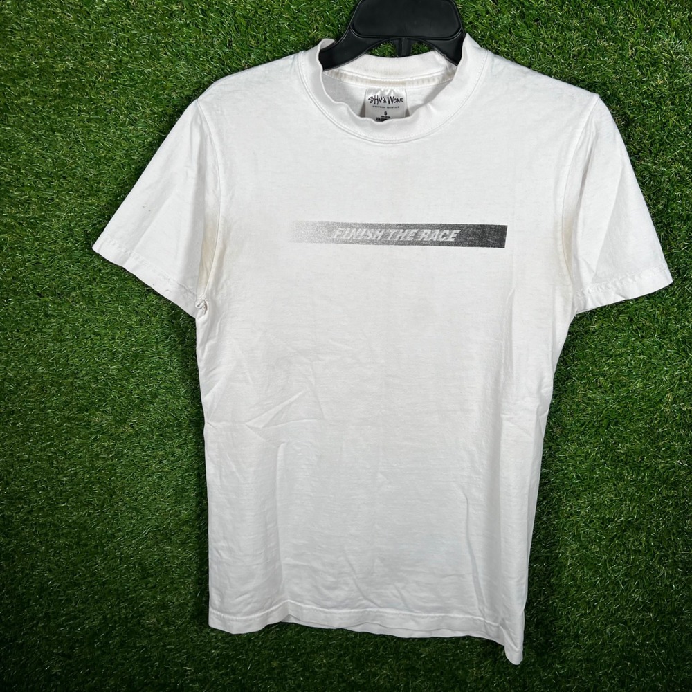 Shaka Wear Super Max Heavy Racing T-Shirt White Mens Small Next Gen 24 Graphic